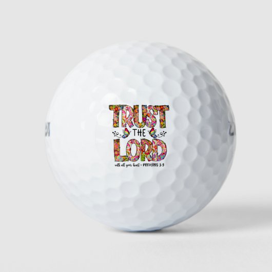 Vertrauen Sie der Lord Sublimation Golfball (Vorderseite)