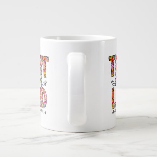 Vertrauen Sie der Lord Sublimation Jumbo-Tasse (Rückseite)