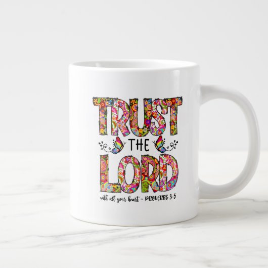 Vertrauen Sie der Lord Sublimation Jumbo-Tasse (Rechts)