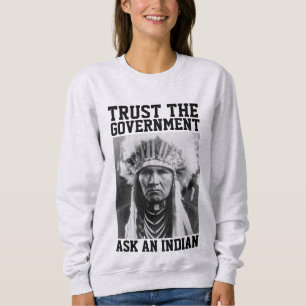 VERTRAUEN SIE DER REGIERUNG INDISCHE T - SHIRT T-S