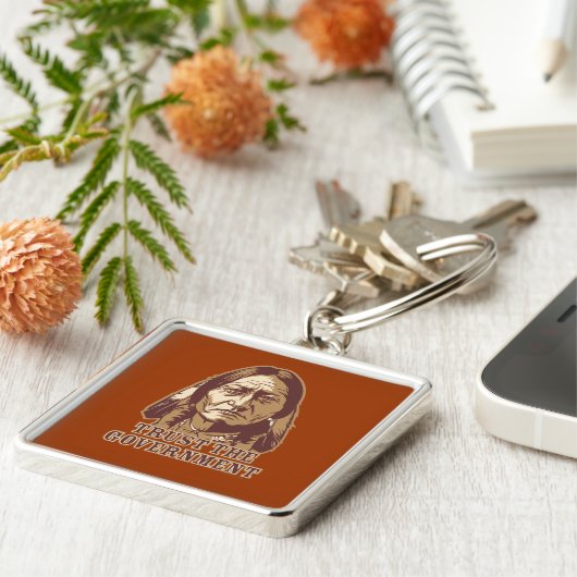 Vertrauen Sie der Regierung Schlüsselanhänger (Seite)