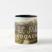 Vertrauen Sie der Reise, gehen Geocaching Geocache Tasse (Zentrum)