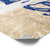 Vertrauen Sie Gott-Bestätigung Poster (Ecke)