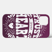 Vertrauen Sie Ihrem Herzen Case-Mate iPhone Hülle (Rückseite (Horizontal))