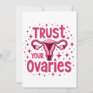 Vertrauen Sie Ihrem Ovarien Uterus-Bewusstsein Einladung