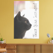 Vertrauen Sie Ihren Instinkten Leinwanddruck (Insitu (Wohnzimmer))