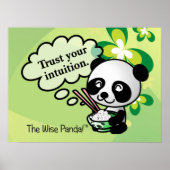 Vertrauen Sie Ihrer Intuition Poster (Vorne)