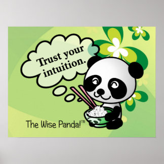 Vertrauen Sie Ihrer Intuition Poster