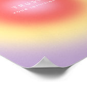 Vertrauen Sie Ihrer Intuition Poster (Ecke)