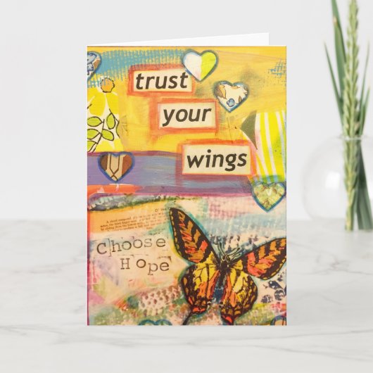 Vertrauen Sie Ihrer Tragkarte Karte (Vorderseite)