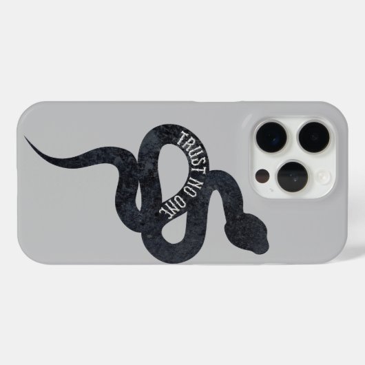 Vertrauen Sie keiner Schlange Case-Mate iPhone Hülle (Rückseite (Horizontal))