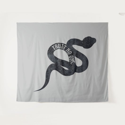 Vertrauen Sie keiner Schlange Wandteppich (Vorderseite (Horizontal))