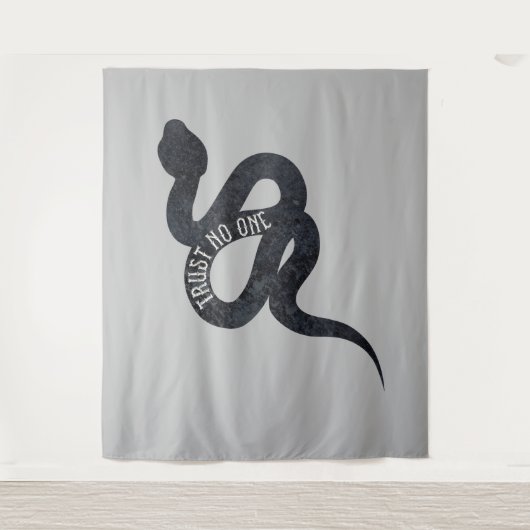 Vertrauen Sie keiner Schlange Wandteppich (Vorderseite)