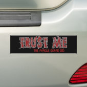 Vertrauen Sie mir Autoaufkleber (Auf Auto)