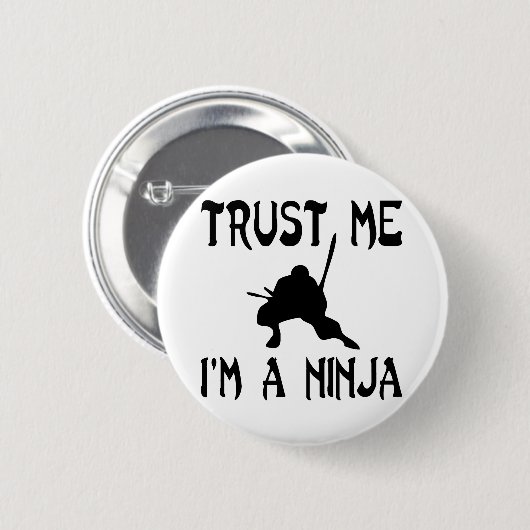 Vertrauen Sie mir Button (Vorne & Hinten)