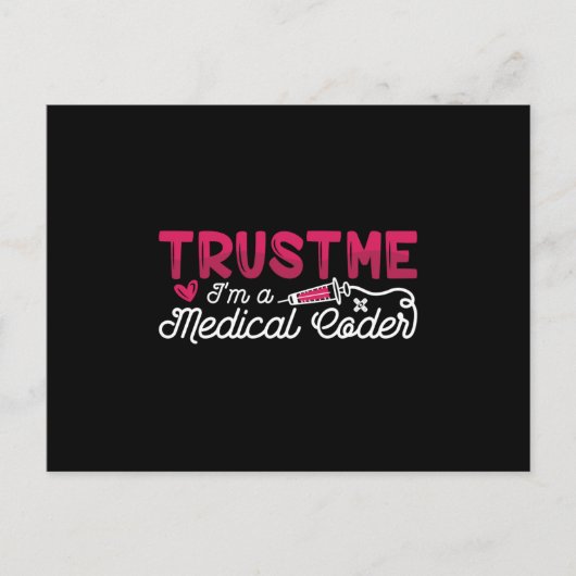 Vertrauen Sie mir, dass ich ein ICD-Programmierer  Postkarte (Vorderseite)