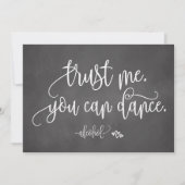 Vertrauen Sie mir, dass Sie alkoholische Hochzeit Einladung (Vorderseite)