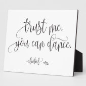 Vertrauen Sie mir, dass Sie alkoholische Hochzeit Fotoplatte (Seite)