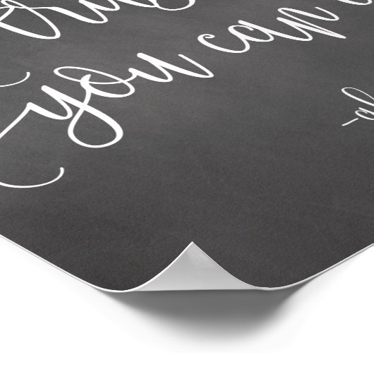 Vertrauen Sie mir, dass Sie alkoholische Hochzeit Poster (Ecke)