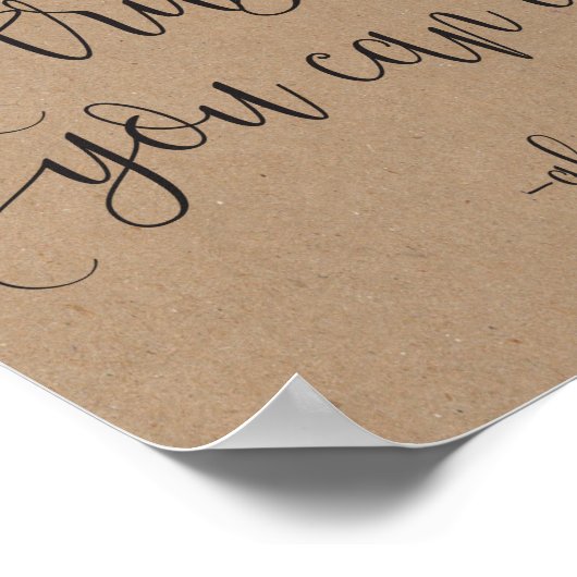 Vertrauen Sie mir, dass Sie alkoholische Hochzeit Poster (Ecke)