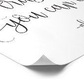 Vertrauen Sie mir, dass Sie alkoholische Hochzeit  Poster (Ecke)