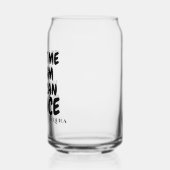 Vertrauen Sie mir, dass Sie personalisierten Alkoh Dosenglas (Links)