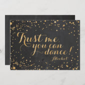 Vertrauen Sie mir, dass Sie tanzen können - Alkoho (Vorne/Hinten)