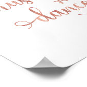 "Vertrauen Sie mir, dass Sie tanzen können" Rose W Poster (Ecke)