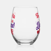 Vertrauen Sie mir, dass Sie Wein ohne Gläser tanze (Links)