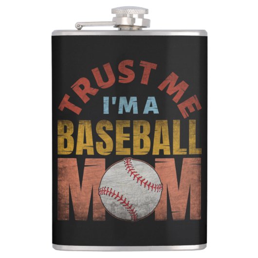 VERTRAUEN SIE MIR, EINE BASEBALL-MAMA ZU SEIN FLACHMANN (Vorderseite)
