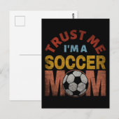 VERTRAUEN SIE MIR, EINE FALSCHE MAMA ZU SEIN POSTKARTE (Vorne/Hinten)