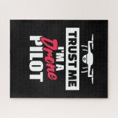 Vertrauen Sie mir, ich bin Drone-Pilot Puzzle (Horizontal)
