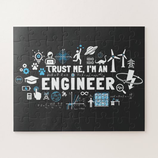 VERTRAUEN SIE MIR, ICH BIN EIN ENGINEER-Meister Ma Puzzle (Horizontal)