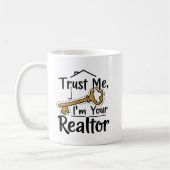 Vertrauen Sie mir, ich bin Ihr Realtor | Personali Kaffeetasse (Links)
