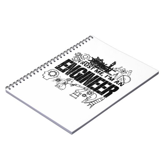 Vertrauen Sie mir, ich bin Ingenieur-Funny Enginee Notizblock (Linke Seite)