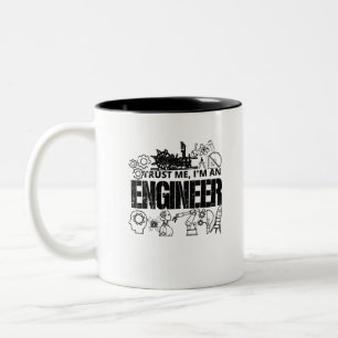 Vertrauen Sie mir, ich bin Ingenieur-Funny Enginee Zweifarbige Tasse