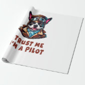Vertrauen Sie mir, ich bin Pilot Geschenkpapier (Ungerollt)