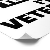 Vertrauen Sie mir, ich bin Tierarzt Poster (Ecke)