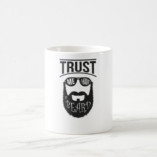 Vertrauen Sie mir, ich habe einen Bart Kaffeetasse (Mittel)