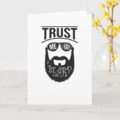 Vertrauen Sie mir, ich habe einen Bart Karte (Gelbe Blume)