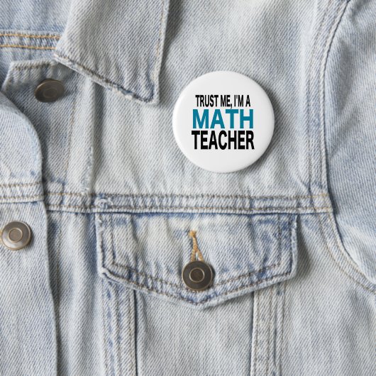 Vertrauen Sie mir, ich ist ein Mathe-Lehrer (blaue Button (Beispiel)