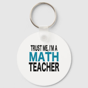 Vertrauen Sie mir, ich ist ein Mathe-Lehrer (blaue Schlüsselanhänger
