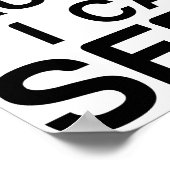 VERTRAUEN SIE MIR, ICH KANN FUNNY TENNIS SERVIEREN POSTER (Ecke)