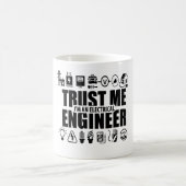Vertrauen Sie mir, ich sind ein Elektroingenieur Kaffeetasse (Mittel)