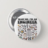 Vertrauen Sie mir, ich sind ein Ingenieur Button (Vorne & Hinten)