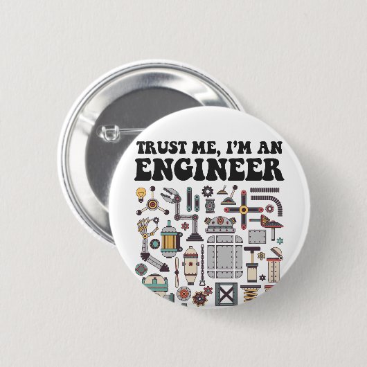Vertrauen Sie mir, ich sind ein Ingenieur Button (Vorne & Hinten)