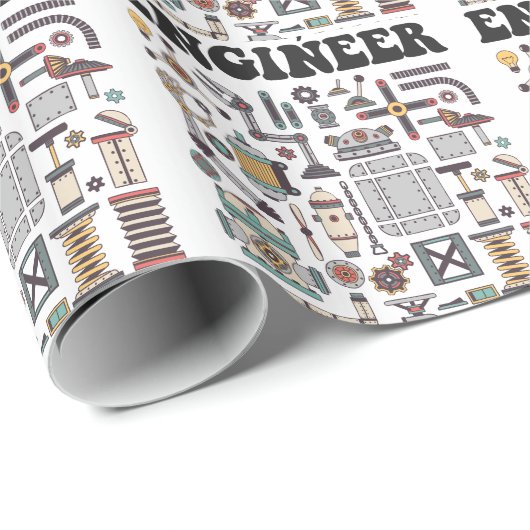 Vertrauen Sie mir, ich sind ein Ingenieur Geschenkpapier (Rolleneckpunkt)