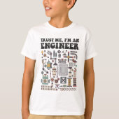 Vertrauen Sie mir, ich sind ein Ingenieur T-Shirt (Vorderseite)