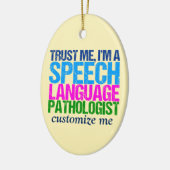 Vertrauen Sie mir, ich sind ein Keramik Ornament (Links)