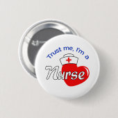 VERTRAUEN SIE MIR IM KRANKENHAUS BUTTON (Vorne & Hinten)